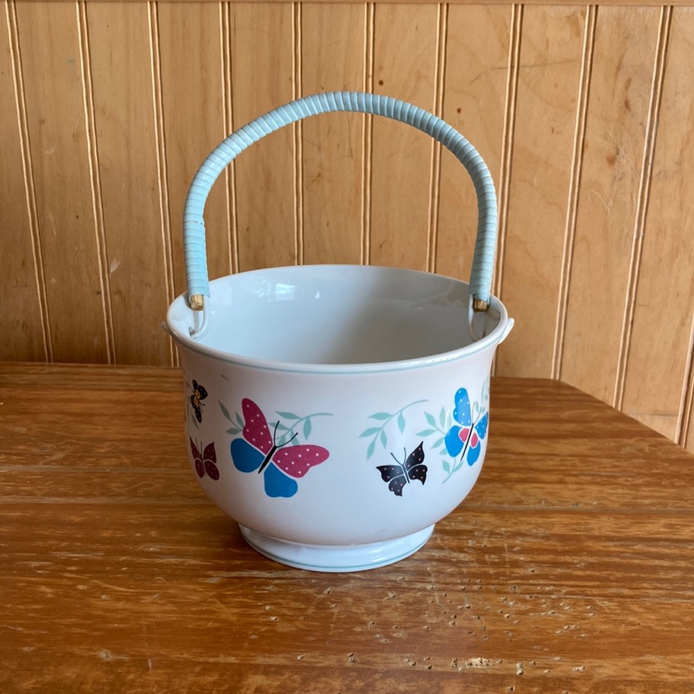 Teleflora ceramic candy dish/plant holder